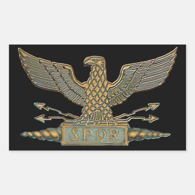 Copper Roman Eagle Sticker (Front)