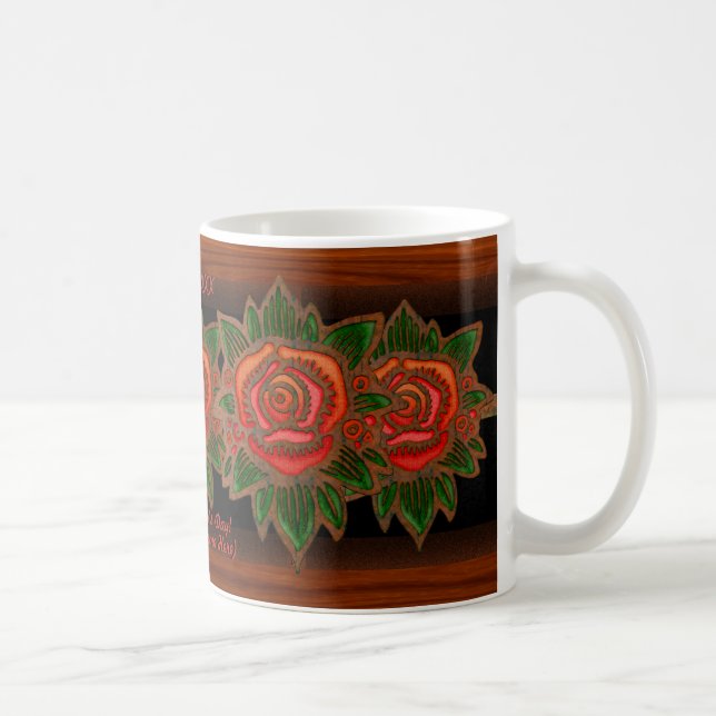 Copper Rose (Personalized) Coffee Mug (Right)