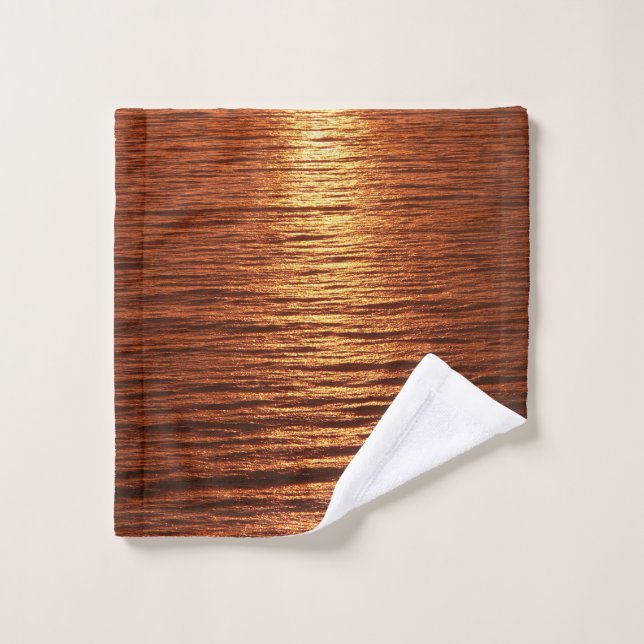 Copper sea pattern (Gant de toilette)