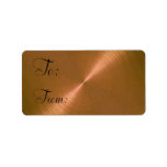 Copper Sheen Gift Tag<br><div class="desc">Holiday items designed by Umua. Printed and shipped by Zazzle.</div>