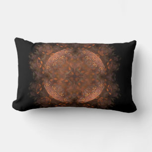 copper shimmer lumbar pillow