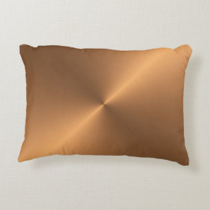 Copper Shine Accent Pillow