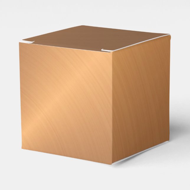 Copper Shine Favor Box (Front Side)