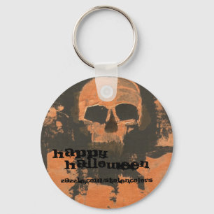 Copper Skull Keychain