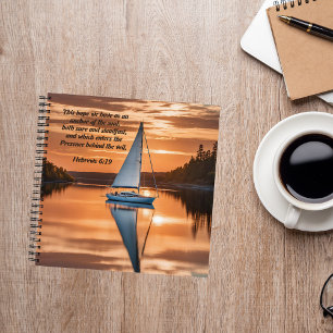 Copper Sky Sailboat Spend Time w Jesus Journal