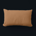 Copper Solid Plain Colour Lumbar Pillow<br><div class="desc">The colour of copper is a deep,  warm reddish-brown. 
Often found in nature,  especially within rocks and soil. 
Hex# AE703F
Copper has a strong and vibrant relation to luxury and wealth. Making it a great choice for adding a touch of sophistication to any look or design.</div>