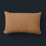 Copper Solid Plain Colour Lumbar Pillow<br><div class="desc">The colour of copper is a deep, warm reddish-brown.
Often found in nature, especially within rocks and soil.
Hex# AE703F
Copper has a strong and vibrant relation to luxury and wealth. Making it a great choice for adding a touch of sophistication to any look or design.</div>
