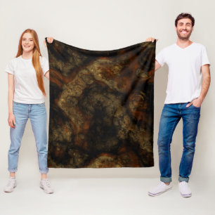 Copper Stone Fleece Blanket