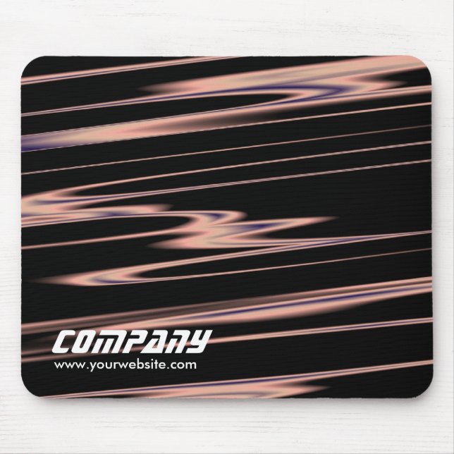 Copper Strands Abstract, Business Mouse Pad (Front)