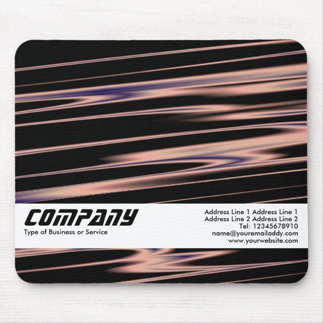 Copper Strands Abstract II, Business Mouse Pad (Front)