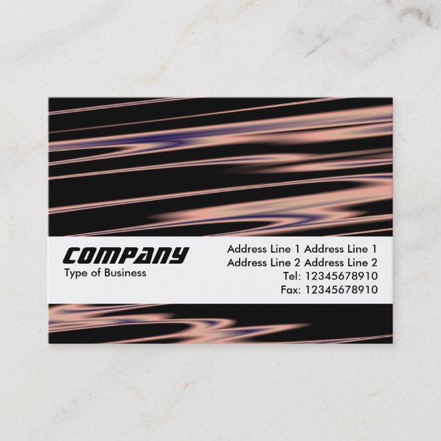 Copper Strands,Texture Band 04 Business Card (Front)