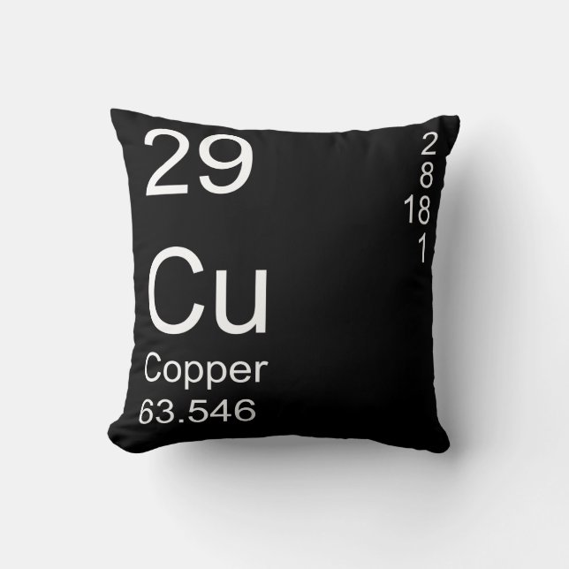 Copper Throw Pillow (Front)