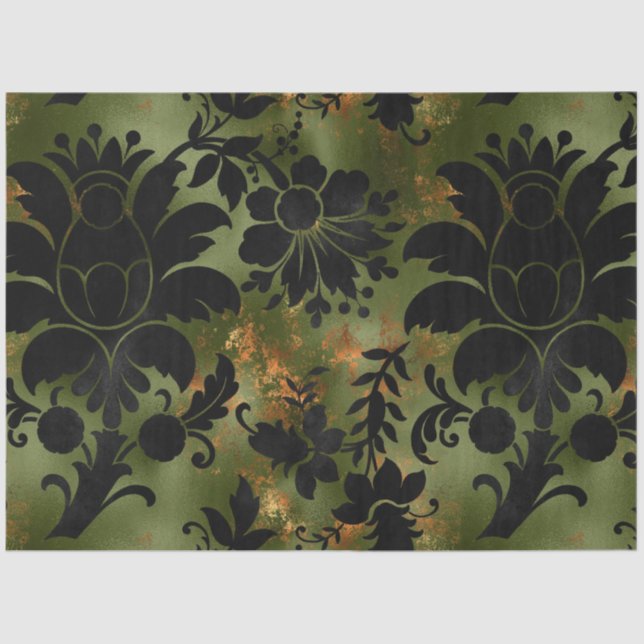 Copper Tiger Series Design 7 Tissue Paper (Front)