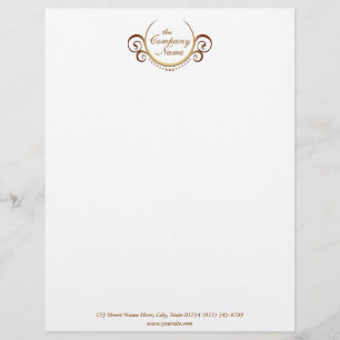 Copper Tone Letterhead