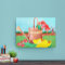 Copper Watering Can and Tulips Canvas Print