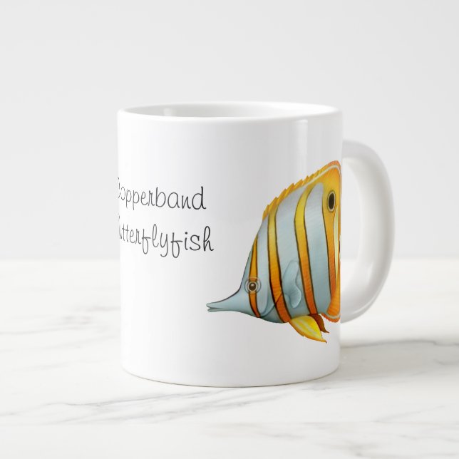 Copperband Butterflyfish Specialty Mug (Front Right)