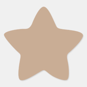 Coppertone Fashion Solid Colour Pattern Star Sticker