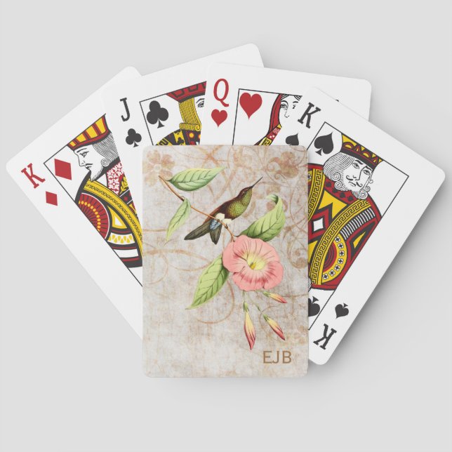 Coppery Bellied Puffleg Hummingbird Playing Cards (Back)