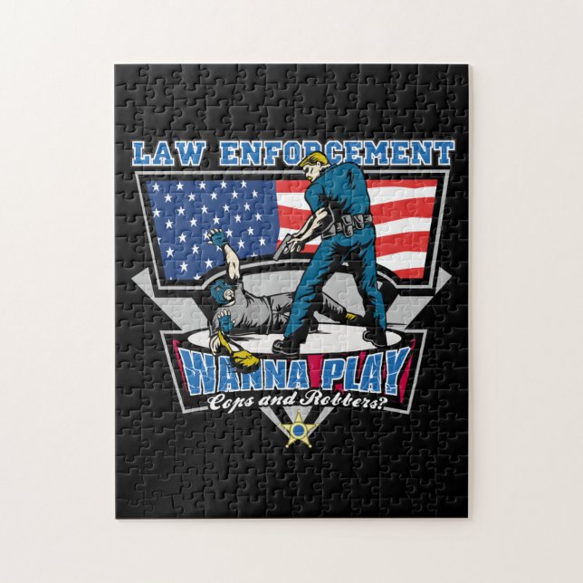 Cops and Robbers Jigsaw Puzzle (Vertical)