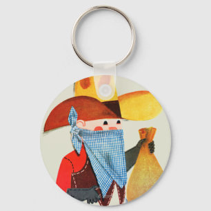 Cops and Robbers Keychain
