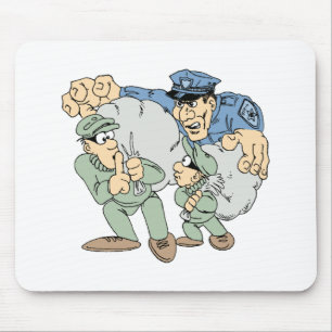 Cops and Robbers Mouse Pad