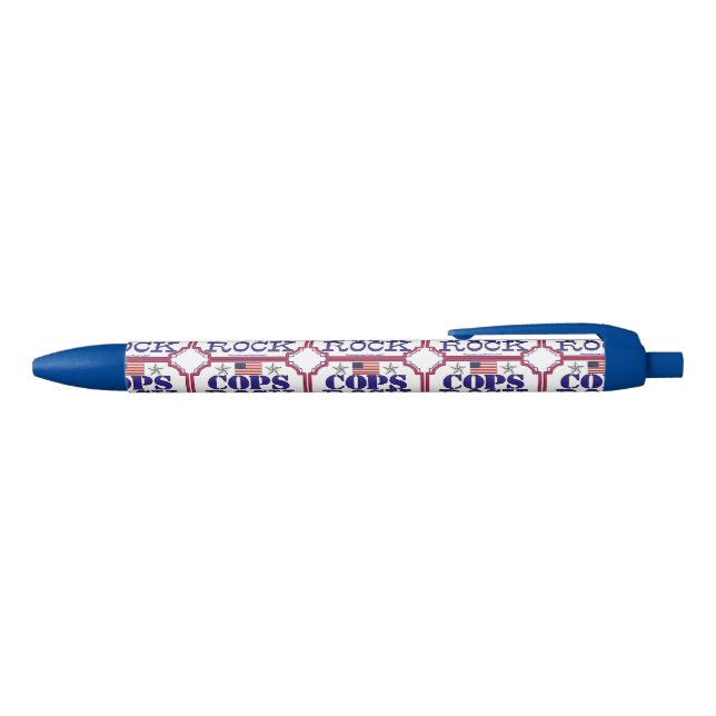 Cops Rock Black Ink Pen (Top)
