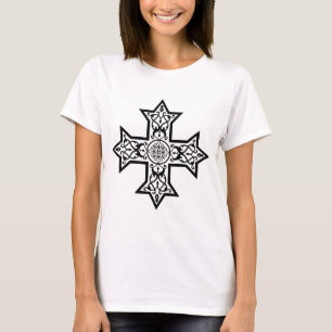 Coptic Cross Ancient Christian Symbol Art T-Shirt