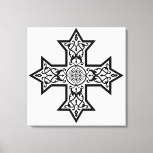 Coptic Cross Canvas Print
