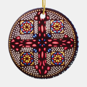 COPTIC CROSS CERAMIC ORNAMENT