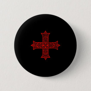 Coptic Cross Coptic Orthodox Church Eastern Christ 2 Inch Round Button