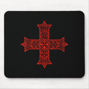 Coptic Cross Coptic Orthodox Church Eastern Christ Mouse Pad