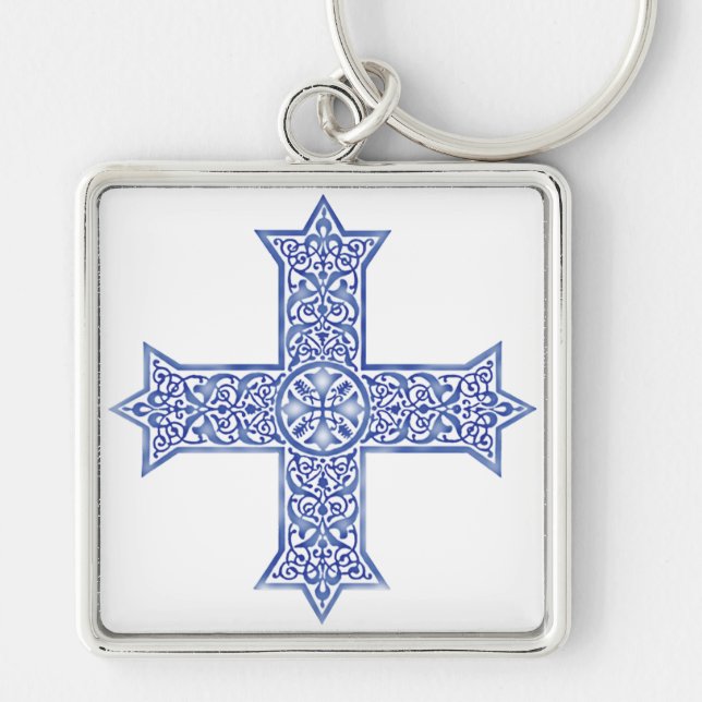 Coptic cross keychain (Front)