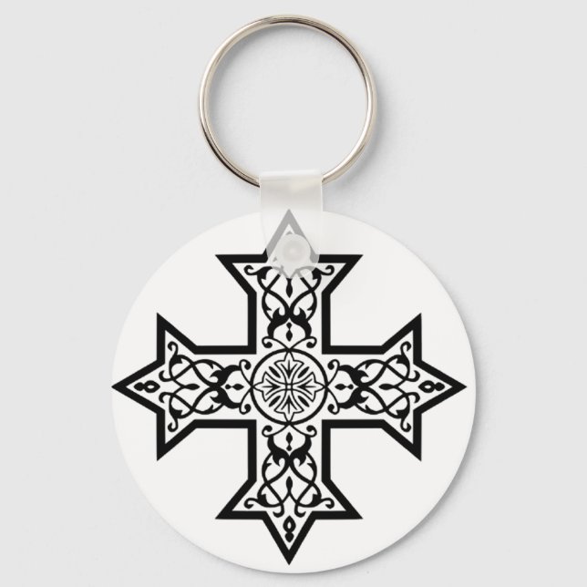 Coptic Cross Keychain (Front)