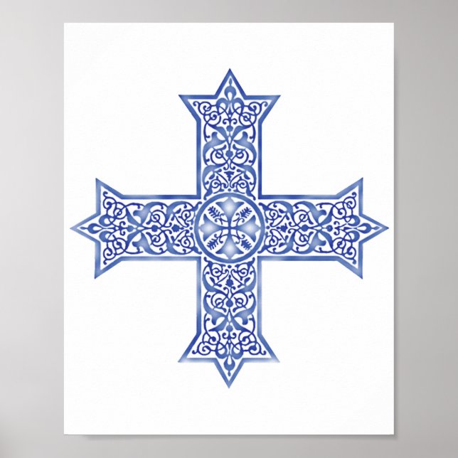 Coptic cross poster (Front)