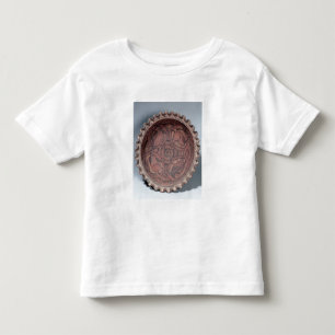 Coptic cup, painted terracotta with swag borders, toddler t-shirt