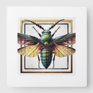 Coptocercus Insect Dorsal View 210724IREF235 - Wat Square Wall Clock