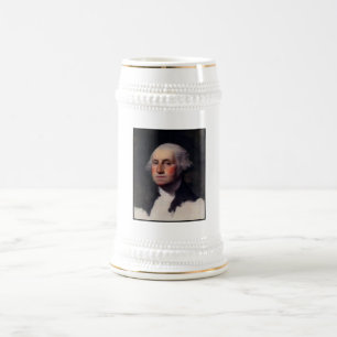 Copy Anthaeneum George Washington, Gilbert Stuart Beer Stein