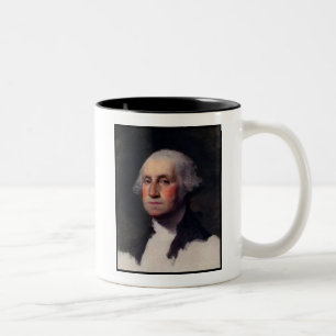 Copy Anthaeneum George Washington, Gilbert Stuart  Two-Tone Coffee Mug