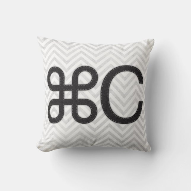 Copy Apple C Mac Pillow (Front)