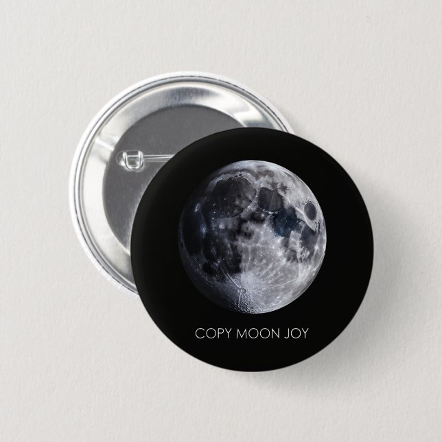Copy Moon Joy 2 Inch Round Button (Front & Back)