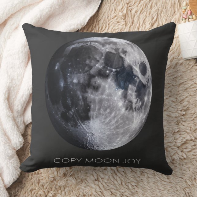 Copy Moon Joy Throw Pillow (Blanket)