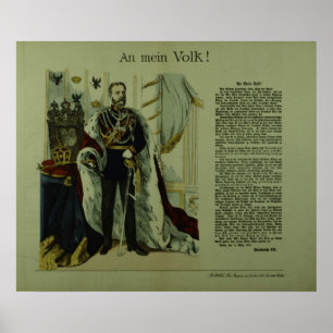 Copy of a declaration from Frederick III Poster