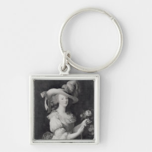 Copy of a Portrait of Marie-Antoinette Keychain