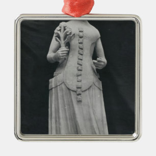 Copy of a statue of Isabella of Bavaria Metal Ornament