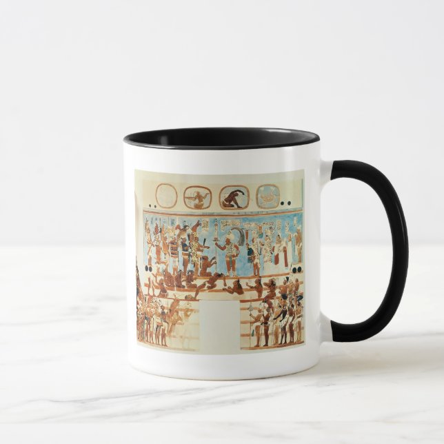Copy of a wall painting from Bonampak Mug (Right)
