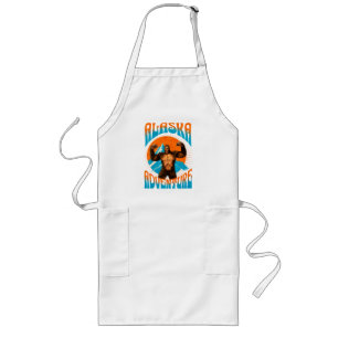 Copy of Alaska Adventure Funny Sasquatch Long Apron