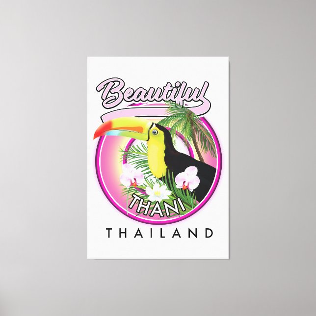 Copy of Beautiful Thani Thailand Canvas Print (Front)