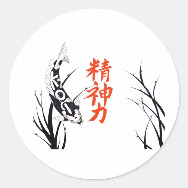 Copy of EASYART PICS KOI 713 Classic Round Sticker (Front)