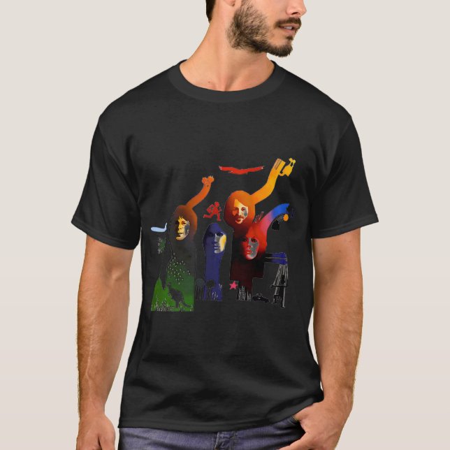 Copy of %%Face--Colourfull-Aba&& T-Shirt (Front)