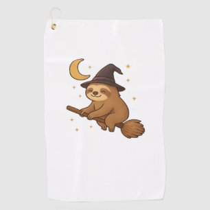 Copy of Ghost Hedgehog Librarian – Cute Halloween  Golf Towel